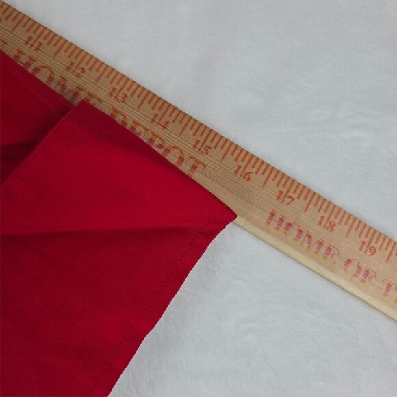 Madewell Poplin Easy Y-Neck Button-Up Shirt Red Women Sm 100% Cotton Relaxed Fit - Picture 8 of 13